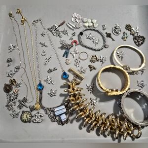 Gold and Silver Jewelry Set